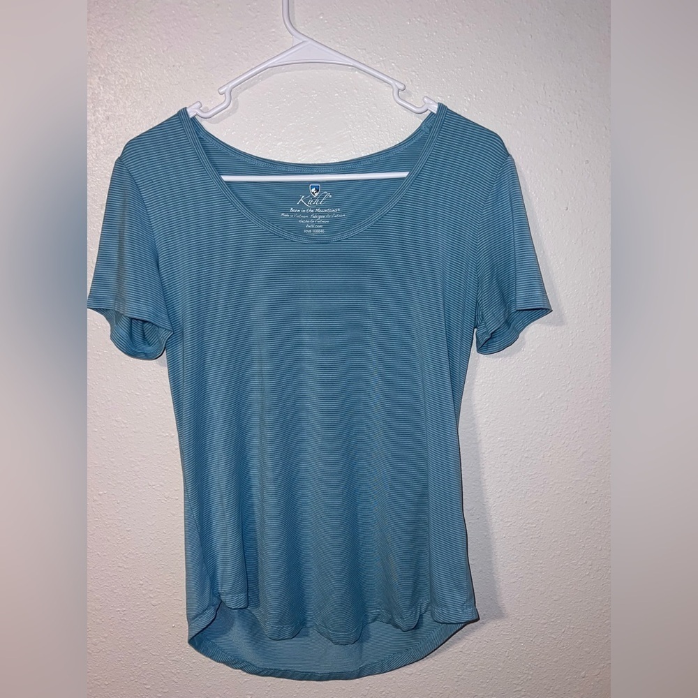 Kuhl Women's Teal Short Sleeve Tee